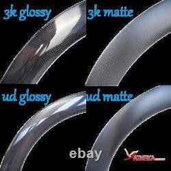 700c Road bike Carbon Fiber Wheels 35 38 45 55mm Depth Rim 25mm Width R13 Hub