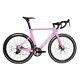 700x28c Alloy Wheels Road Bike Carbon Complete Disc Racing Bicycle Frameset Pink