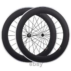 80mm Carbon Wheels Aluminum Alloy Brake Ceramic Bearing R13 CN 424 Road Wheelset