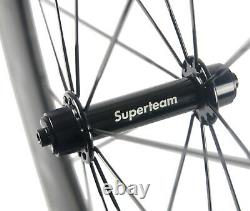 88mm 23mm Clincher Carbon Bike Wheelset Road Bike Cycle Race Wheels 700C Matte
