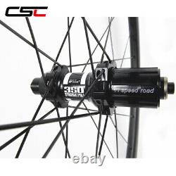 88mm Carbon Road Wheels DT Swiss 350 Clincher Tubular tubuless Carbon Wheelset