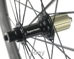 88mm Carbon Wheels Road Bike Clincher 23mm Width Carbon Wheelset R13 Hub Basalt