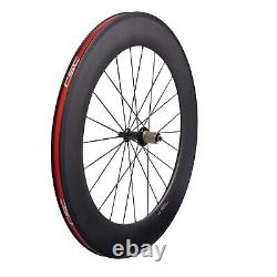 88mm Clincher Bicycle Carbon Wheels 700C Straight Pull R36 Road Bike Wheelset