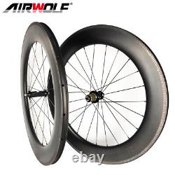 9025mm Carbon Road Bike Wheelset Time Trial/Triathlon Wheels R13 Hub Clincher