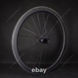 90mm Depth 700C Carbon Road Bike Wheelset Time Trial/Triathlon Wheels Clincher