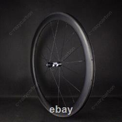 90mm Depth 700C Carbon Road Bike Wheelset Time Trial/Triathlon Wheels Clincher