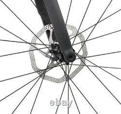 AERO Carbon Road Bike Frame Wheels Disc Brake Clincher Tubeless Rotors 700C 49cm