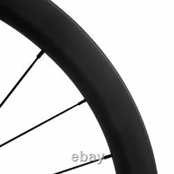 AIRWOLF 45mm Tubeless Carbon Gravel Wheelset 28mm Width Road Bike Disc Brake