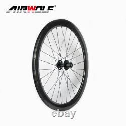 AIRWOLF Carbon Wheelset Disc 700C Road Bike Bicycle Wheels 50mm 25mm Tubeless