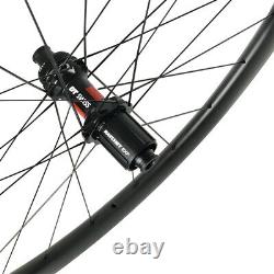 AIRWOLF DT240 Disc Brake Road Gravel Bike Carbon Wheelsets Bicycle Rimset 28mm