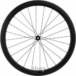 AIRWOLF Disc Brake Road Bike Carbon Wheels Novatec 411/412 Bicycle Rimset 25mm