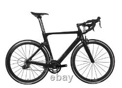 Aero Carbon bicycle Road bike frame 700C Wheel Clincher Race V brake 11s 54cm