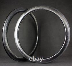 Aerodynamic Carbon Dimple Rims 700C Road Bicycle with 50mm Road Carbon Rims