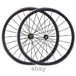 Alum Alloy Brake Edge Novatec Hub Road Bike Carbon Wheels 38mm Wheelset 700C