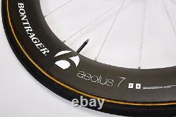 BONTRAGER AEOLUS 7 CARBON TUBULAR FRONT WHEEL & 700x23 XXX ROAD/TRIATHLON TIRE