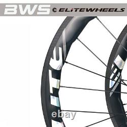 BWS Road Carbon Wheelset 50mm Depth 27mm Width Bicycle Wheels Road Bike Cycling