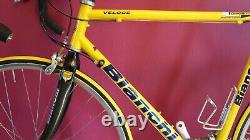 Bianchi Veloce Road bike 700c, Campagnolo group, Mavic wheel, 57cm, Carbon fork