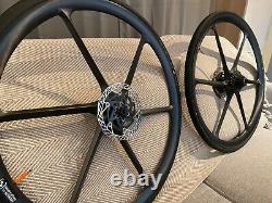 Bike Ahead Composites Biturbo Road 6 Spoke Clincher Carbon Wheels