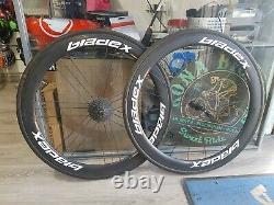 Blade X carbon tubulars wheels for road bike 700c 50mm carbon profile
