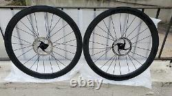 Bontrager Aeolus Comp 5 Carbon Fiber DISC THRU AXLE Wheels 700c Clincher Shimano