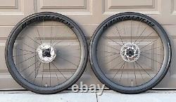 Bontrager Aeolus Pro 37 TLR Disc Carbon Fiber Road Bike Wheels Wheelset