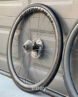 Bontrager Aeolus Pro 37 TLR Disc Carbon Fiber Road Bike Wheels Wheelset