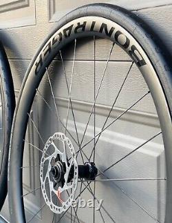 Bontrager Aeolus Pro 37 TLR Disc Carbon Fiber Road Bike Wheels Wheelset