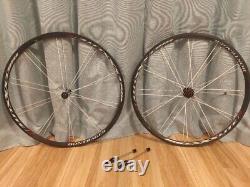 Bontrager xxx lite 700c road bike carbon wheelset tubular shimano 10s EMS