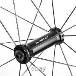 CD BOREAS Carbon Shimano Compatible Road Bike 700C Clincher 38mm Wheelset