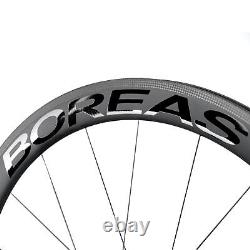 CD BOREAS Carbon Shimano Compatible Road Bike 700C Clincher 50mm Wheelset