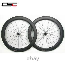 CSC 50mm DT Swiss Hub and Sapim Road Bike Carbon Fibre Wheelset Bicycle Wheels