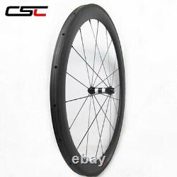 CSC 50mm DT Swiss Hub and Sapim Road Bike Carbon Fibre Wheelset Bicycle Wheels