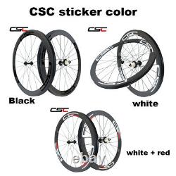 CSC 50mm DT Swiss Hub and Sapim Road Bike Carbon Fibre Wheelset Bicycle Wheels