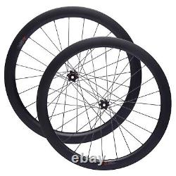 CSC 700C 60mm Road Bike Disc Brake Carbon Wheels Gravel Bike Cyclocross Wheelset