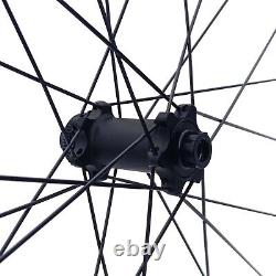 CSC 700C 60mm Road Bike Disc Brake Carbon Wheels Gravel Bike Cyclocross Wheelset