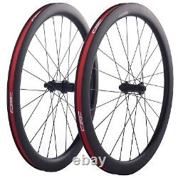 CSC 700C 88mm Road Bike Disc Brake Carbon Wheels Gravel Bike Cyclocross Wheelset