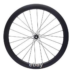 CSC 700C 88mm Road Bike Disc Brake Carbon Wheels Gravel Bike Cyclocross Wheelset