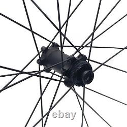 CSC 700C 88mm Road Bike Disc Brake Carbon Wheels Gravel Bike Cyclocross Wheelset