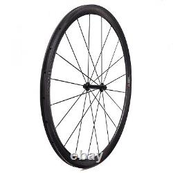 CSC 700C Road bicycle 38mm deep carbon wheels Clincher for Racing bike wheelset