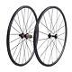 Csc 700c Bike Carbon Wheels Clincher Tubular 23mm Wide Matte Road Wheelset