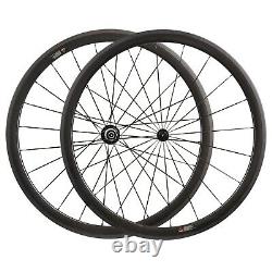 CSC 700C carbon road bike wheelset matte 38mm 50mm deep clincher bicycle wheels