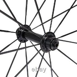 CSC 700C carbon road bike wheelset matte 38mm 50mm deep clincher bicycle wheels