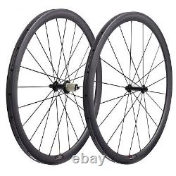 CSC 88x25mm deep road bike carbon wheels clincher 700C Racing bicycle wheelset