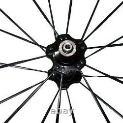 CSC Carbon bike road wheels 700C 60mm Tubular carbon fiber bicycle wheelset