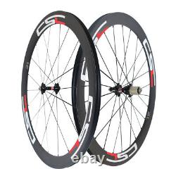CSC T800 50mm Carbon Road Bike Wheels Bicycle Wheelset 23/25mm Width V U Shape