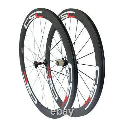 CSC T800 60mm Carbon Road Bike Wheels Bicycle Wheelset Novatec Hub Aero Spokes