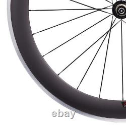 CSC Ultra Light R13 and 424 Spokes Road Bike Carbon Wheels 60mm Alum Alloy Brake