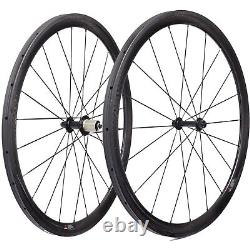 CSC carbon road Racing bicycle 25mm wide wheelset with R13 hub for 700C bike