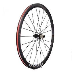 CSC carbon road Racing bicycle 25mm wide wheelset with R13 hub for 700C bike