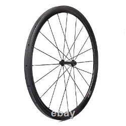 CSC carbon road Racing bicycle 25mm wide wheelset with R13 hub for 700C bike